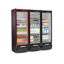 Borracha Refrigerador Vertical Expositor Para Gelopar Grvc-1450 61x158