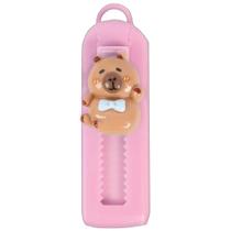 Borracha Retratil Capyclub Capivara Tilibra Rosa Borracha Retratil Capyclub Capivara Tilibra Rosa