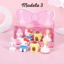 Borracha sanrio - kit com 4 - turma hello kitty - kawaii Borracha sanrio - kit com 4 - turma hello kitty - kawaii