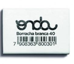 borracha simples branca 40