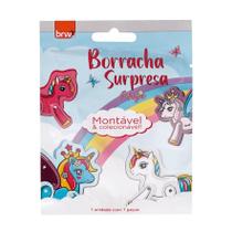 BORRACHA SURPRESA MAGIC - Borracha Montável com Póneis Mágicos