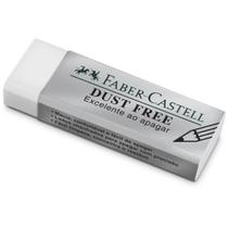 Borracha técnica grande Dust Free Branca Faber Castell, extra macia, confortável e fácil de apagar