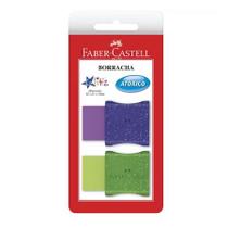 Borracha TK-Plast FC Max Glitz SM/7024GLI com 2 unidades - Faber-Castell Borracha TK-Plast FC Max Glitz SM/7024GLI com 2 unidades - Faber-Castell