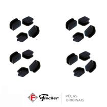 Borracha trempe grade cooktop fischer 16 peças