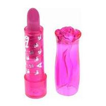 Borracha Tris Batom de Flor Barbie ROSA Borracha Tris Batom de Flor Barbie ROSA