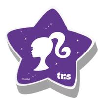 Borracha Tris Branca Top Barbie Ideal para Apagar Grafite com Textura Macia 1 Unidade Roxo