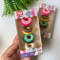 Borracha Tris Holic Donuts com 4 unidades Fofas e Desmontáveis - Tris / WX Gift