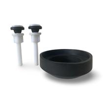 Borracha universal anel bolsa de vedação para caixa acolplada + parafusos de fixação