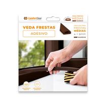 Borracha Vedação Veda Fresta Adesiva 2mm 4mm e 6mm - 6Metros