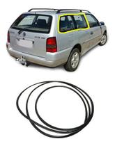Borracha Vidro Lateral Traseiro Parati G2 Bola 1995/1999 Pvc Borracha Vidro Lateral Traseiro Parati G2 Bola 1995/1999 Pvc