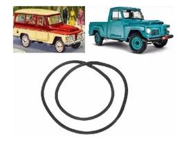Borracha Vidro Parabrisa Rural F75 F-75 Pick Up Willys