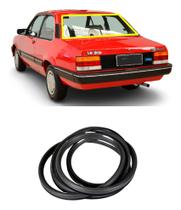 Borracha Vidro Traseiro Vigia Chevette Sedan C/encaixe Friso
