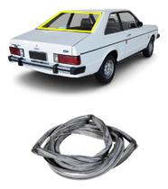 Borracha Vidro Traseiro Vigia Corcel 2 Sem Friso