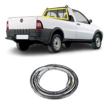 Borracha Vidro Traseiro Vigia Movel Fiat Strada 1997 A 2013