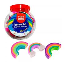 Borracha yins divertida arco-iris c/20