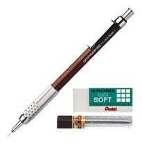 Borracha Zes-05+ Lapiseira Pg523-e + 300-hbpb Pentel Borracha Zes-05+ Lapiseira Pg523-e + 300-hbpb Pentel