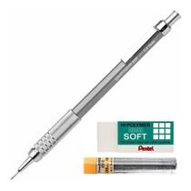 Borracha Zes-05 + Lapiseira Pg529-n + 50-hb9pb Pentel
