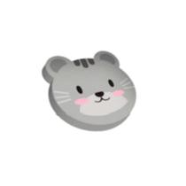 Borracha Zoo Gato Panda Porco Rato - BRW