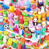 Borrachas de lápis Moosia, pacote com 60, mini quebra-cabeça Animal 3D para crianças