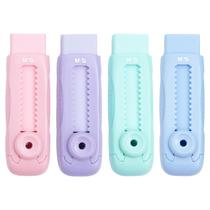 Borrachas retráteis M&G Cute para crianças, 4 peças, design deslizante Borrachas retráteis M&G Cute para crianças, 4 peças, design deslizante