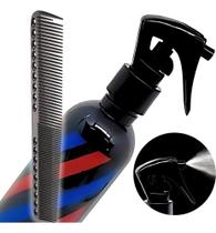 Borrifador Barbeiro Névoa Profissional 200Ml + Pente Carbono Borrifador Barbeiro Névoa Profissional 200Ml + Pente Carbono