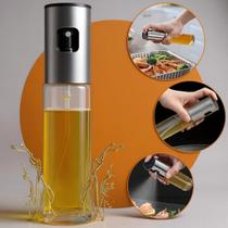 Borrifador de Azeite e Óleo 100ml em Vidro Spray Pulverizador Gourmet para Cozinha, Salada, Churrasco e Temperos