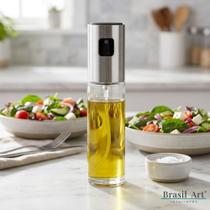 Borrifador de Azeite e Vinagre em Spray 100ml de Vidro e Inox Borrifador de Azeite e Vinagre em Spray 100ml de Vidro e Inox