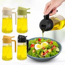 Borrifador Galheteiro 470ml Dosador Vidro Azeite Vinagre Jato Bico Spray Cozinha Salada Almoço Self Service Restaurante