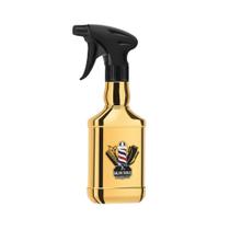 Borrifador metalico retangulo dourado 400ml