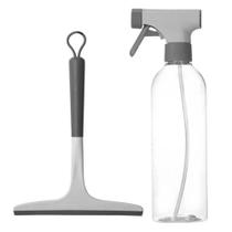 Borrifador Multiuso 500ml e Rodo de Janela Pia Box de Banheiro Ou Bege Kit Flow Borrifador Multiuso 500ml e Rodo de Janela Pia Box de Banheiro Ou Bege Kit Flow