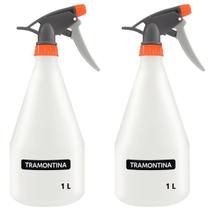 Borrifador Pulverizador Jardinagem Manual 1 Litro Kit 02 Un