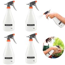 Borrifador Pulverizador Jardinagem Manual 1 Litro Kit 04 Un