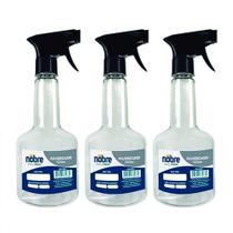 Borrifador Pulverizador Spray De Gatilho Manual 500ml 3 Unid