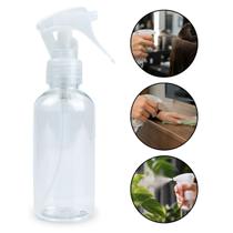 Borrifador Transparente Pequeno 130ml Trava Spray Álcool Frasco Transparente Borrifador Transparente Pequeno 130ml Trava Spray Álcool Frasco Transparente