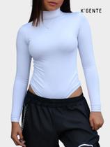 bory body básico feminino suplex collant maiô manga longa gola alta bory body básico feminino suplex collant maiô manga longa gola alta