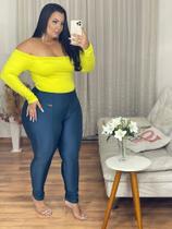 Bory/Body plus size ombro a ombro aberto nas costas