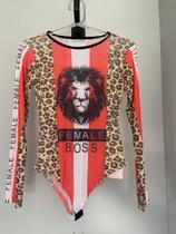 Bory Feminino moda transparência com estampas lindas - tamanho único Bory Feminino moda transparência com estampas lindas - tamanho único