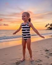 Bory Maiô A Casa Mágica da Gabby Listrado Preto e Branco