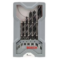 Bosch Jogo De Brocas Madeira 3 Pontas 7 Peças Bosch Jogo De Brocas Madeira 3 Pontas 7 Peças