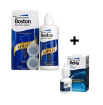 Boston Simplus Solucao Multiacao 120 Ml + Renu Gotas 8Ml