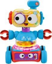 Bot de aprendizagem 4 em 1 Toy Fisher-Price com luzes musicais por mais de 6 meses