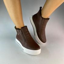 Bota 030-001-02 Em Sinte Dark Brown/Cafe 35