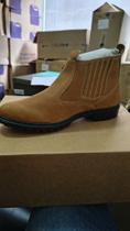 Bota 221 couro nobuck caramelo Bota 221 couro nobuck caramelo