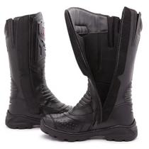 Bota Acero Bombeiro Elite Samu Preta com Ziper Lateral Cano Alto Bota Acero Bombeiro Elite Samu Preta com Ziper Lateral Cano Alto