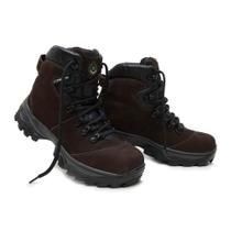 Bota Adventure Anti Perfuro Cano Alto Everest K3 Marrom Bota Adventure Anti Perfuro Cano Alto Everest K3 Marrom