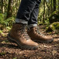 Bota Adventure Botina Coturno Masculino Couro Legitimo Estiloso 100 Couro