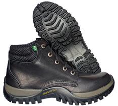 Bota Adventure Botina Feminino Masculino Couro Sapatao Trabalho