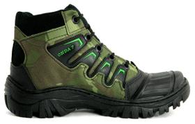 Bota Adventure Camuflada Militar de Motoqueiro Blaqueada