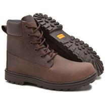 Bota Adventure Cano Alto Mata Atlântica de Zíper Marrom Bota Adventure Cano Alto Mata Atlântica de Zíper Marrom