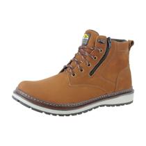 Bota Adventure Casual Couro Nobuck Bell Boots - 835 - Osso